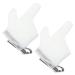 Alasum 1 Pair Anti-Eating Gloves Infant Mittens Baby Thumb Protector Baby Stop Sucking Gloves Infant Stop Thumb Gloves Orthotics Nylon Thumb White Child Baby Stop Thumb Gloves White 13x7.5cm