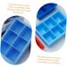 Zerodeko Non Stick Baking Sheet 3pcs 6 Six Grid Silicone Bakeware Bread Small Cake Silica Gel Nonstick Baking Pan 16.5x11.5CM Sky-blue - Buy Online on GoSupps.com