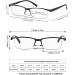 Teraise 5.0x Anti-Blue Light Reading Glasses for Men & Women Fashionable Comfortable Durable with Feather Hinge Ideal Computer Reading Aid - Buy Online on GoSupps.com