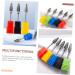 PLAFOPE Nail Polisher Drill Bits for Nail Professional Drill Bits Nail Grinding Drill Bit Nail Art Supplies Nail Drill Bit Metal Nail Bits Nail Grinding Heads Nail Drill Tips Polishing Bit 7x1.3cm As Shown 1 - Buy Online on GoSupps.com