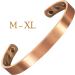 Pure Copper Magnetic Bracelet Men Women Copper Bangle Cuff Holistic Magnetic Band with 6 Strong Neodymium Magnets Unisex Adjustable-CSL (L: Wrist 19.5-22cm/7.7-8.6") - Buy Online on GoSupps.com