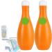 Bowling Blue Bubble Toilet Bowl Cleaner Automatic Long-Lasting Toilet Bowl Cleaner in Bottle Toilet Fresheners Deodorizing & Descaling Toilet Cleaner for Cistern Prevents Limescale (2Pcs)
