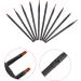 Healeved 30 Pcs Nose Shadow Brush Makeup Concealer Brush Eye Makeup Applicator Artificial Fiber Black - Buy Online on GoSupps.com