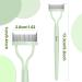 Eyelash Comb Eyelash Curler Makeup Mascara Applicator Eyelash Definer Eyebrow Brush Metal Teeth Eye Lash Tool LSSZ-E Light Green 12 - Buy Online on GoSupps.com