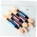 Beavorty Make Eye Shadow Brush 10pcs Eyeshadow Brush Soft Portable Dual Sided Cosmetics Makeup Tool Eyeshadow Applicator for Girls Ladies Women Makeup Brush - Buy Online on GoSupps.com