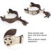 Horse Spurs Low Carbon Steel Horse Boot Spurs Decoration West Cowboy Style Horse Spurs for Riding - Buy Online on GoSupps.com