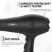 CONFU Professional Salon Hair Dryer Negative Ions Ceramic Quick Drying Blow Dryer Lightweight Travel Hairdryer for Normal & Curly Hair Includes Diffuser Styling Nozzle - Buy Online on GoSupps.com