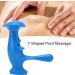 YUYTE T-Shaped Point Massager | Deep Tissue & Self Massage Tool for Relaxation - Buy Online on GoSupps.com