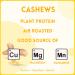 Alcoeats Cheddar Cheese Flavored Cashews - Halal Paleo All Natural Snack - Premium Quality 16 Oz Pack for Adults and Kids - Buy Online on GoSupps.com