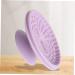 Silicone Makeup Brush Cleaning Box & Pad - Dry Cleaner Tool 7.9x5.25CM - Violet | Best Brush Scrubber Mat for Efficient Makeup Cleaning - Buy Online on GoSupps.com