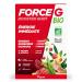 Vitavea - Force G Booster Shot BIO - Food supplement Fatigue Tonus and Natural defenses - Ginseng, Guarana, Ginger, Green tea - 20 ampoules - 20 days cure - Made in France