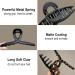 4 Matte Black Extra-Large Claw Clips for Thick & Curly Hair - Strong Hold Rectangular Hair Clips for Women and Girls - Buy Online on GoSupps.com