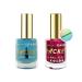 BeautyGARDE Rocket Nail Fuel & Polish Nail Care 2 Pack 1 Rocket Nail Fuel & 1 Nail Polish Color Electric Rose Nail Strengthener & Growth Treatment Nail Polish 7-Free Nonie Cr me 1 Oz