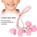 Verdant Touch Baby Tooth Storage Box - 5-Piece Plastic Organizer & Necklace - Pink Baby Milk Teeth Keeper - Buy Online on GoSupps.com