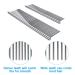 Cafhelp 2 Pack Stainless Steel Dog Combs for Professional Grooming | Removes Tangles and Knots for Long/Short Haired Pets | Rounded Ends | 6.3IN/7.4IN - Buy Online on GoSupps.com