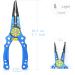 Fishing Pliers Saltwater Braid Cutter | Hook Remover Aluminum Needle Nose Slit Ring Pliers with Sheath and Lanyard | Fishing Gifts for Men (Blue) - Buy Online on GoSupps.com