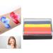  Taidda Taidda 4-Color Split Cake Palette Vibrant Water-Activated Makeup Face and Body Paint for Halloween 30g for Cosplay Adults and Children (24) - Buy Online on GoSupps.com
