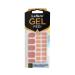Laflare GEL PEDI Strips  Adhesive Gel Toenail Full Wrap Art Decals Polish Stickers with 26 pcs Double-End Strips Glitter False Toe Nails Including Trimming File (P003  1)