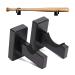 1 Pair Baseball Bat Racks, Wooden Baseball Bat Holder, Horizontal Baseball Bat Holder, Wall Mounted Baseball Bat Rack, Displa