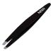 Nexus Professional Black Beauty Eyebrow Slanted Tweezers (Black Fish Style)