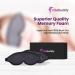 Concave Molded Sleep Eye Mask for Men and Women | 3D Contoured Cup | Blocks Out Light | Soft Comfortable Eye Mask for Relaxation - Buy Online on GoSupps.com