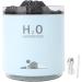 Buy Large Capacity Oil Diffuser - Volcanic Look Multifunctional & Colorful Flame Night Light for Living Room (Blue) - International Shipping Available - Buy Online on GoSupps.com