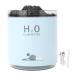 Large Capacity Essential Oil Diffuser Colorful Volcano Night Light Aromatherapy Humidifier Air Freshener and Air Humidifier (Blue)