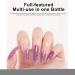 Glide-on Solution | 120ml Gel Nail Cleanser - Manicure Glide-on Solution for Professionals and Students Salons Home Competitions and Workshops - Buy Online on GoSupps.com