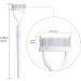 MSQ Eyelash Comb & Separator Tool with Cover - False Eyelash Grooming & Makeup Mascara Applicator - Buy Online on GoSupps.com