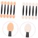 WOONEKY 200 Pcs Double Ended Eyeshadow Brush Professional Eyeshadow Sponge Brush Emulsion Black - Buy Online on GoSupps.com