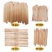 DOSIMIIN 4 Style Wooden Waxing Sticks 300 Pack - Hair Removal Applicator Spatulas for Brazilian Waxing & Eyebrow - Assorted Sizes for Small to Large Areas - Buy Online on GoSupps.com
