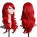 AneShe Wigs 28 Long Wavy Hair Heat Resistant Cosplay Wig for Women (Red)