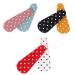 Beavorty 3-Piece Ginkgo Leather Scissor Protector Covers - Polka Dot Safety Sheath for Eyelash Scissors (2.5x6.3cm) - International Shipping Available - Buy Online on GoSupps.com