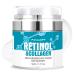 Retinol Cream for Anti Wrinkles: Anti Aging Face Moisturizer - Collagen Day and Night Cream for Women and Men