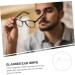 Shop Gleavi Glasses Accessories - 15 Anti-Cover Ear Brinles & Portable Holders | Transparent Pebble Gel Anti-Shedding Effect - Buy Online on GoSupps.com