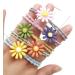 Cuhair Daisy Design Elastic Hair Ties 10pcs