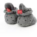 EDOTON Unisex Newborn Winter Boots | Non-Slip Soft Sole Stay On Bootie Sock | 6-12 Months | D Grey Stars - Buy Online on GoSupps.com
