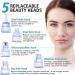 VWMYQ Electric Blackhead Remover Vacuum - Pore Cleaner Tool with 5 Suction Heads (White) - Buy Online on GoSupps.com
