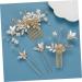 FRCOLOR 4 Sets hair accessories bride bridal Wedding Hair Pin Hair Comb Rhinestone Wedding Hair wedding decorations for ceremony rhinestone headpiece Zinc alloy fine flower headdress - Buy Online on GoSupps.com