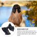 Hair Clip with Bow Bow Hair Women's Hair Bows French Large Bow Hair Clips Hair Clip for Girls Soft Silky Satin Hair Clip for Party Women (Black Red) - Buy Online on GoSupps.com