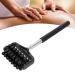 Telescopic Back Massage Tab - Adjustable Ergonomic Handle for Pain Relief | Flexible Back Roller for Men & Women (Black) - Buy Online on GoSupps.com