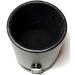 Black Leatherette Deluxe Dice Cup with Poker Dice Set - Storage Compartment Included - Buy Online on GoSupps.com