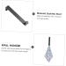 jojofuny 2pcs Door Hook Hat Wall Hanger Wall Mounted Clothes Rack Towel Valet Hat Hooks Hanging Door No Trace 21x4.5cm Black - Buy Online on GoSupps.com
