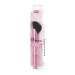 Real Techniques Cheek Rebel Edge Brush - Medium Size Fan Makeup Brush for Loose Blush or Face Highlighter - Aluminum Pink | 1 Count - Buy Online on GoSupps.com