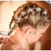 10 Pcs Mini Pearl Hair Claw Clips with Flower Design - Decorative Hair Accessories for Women and Girls - Buy Online on GoSupps.com
