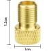 NedFoss 10x Bicycle Valve Adapter - DV & SV to AV Converter - Gold Quality - International Shipping Available - Buy Online on GoSupps.com