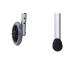 Furniture Footies Smaller PreCut Walker Tennis Ball Glides Heavy Duty Long Lasting Furniture Leg Floor Protection Walker Accessories for Hard Floor Surfaces 2 Inch Size-One Pair Black