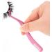 Clusters DIY Lash Tweezers Eyelash Applicator 2 in 1 Lash Tweezers Strip Lashes Double Ended Eyelash Tool with Built in Lash Comb for Precise Lash Application Curved Eyelash Nipper(Pearl Pink) - Buy Online on GoSupps.com