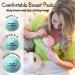 Organic Bamboo Nursing Breast Pads - 14 Washable Pads with Wash and Storage Bags - Reusable Nipplecovers for Breastfeeding - Maternity Nipple Pads (Medium) - Buy Online on GoSupps.com