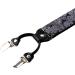 Alizeal Men's Adjustable Floral Paisley Suspenders Gray Interlocking Luggage & Elastic Y-Form Clip Set | International Shipping Available - Buy Online on GoSupps.com